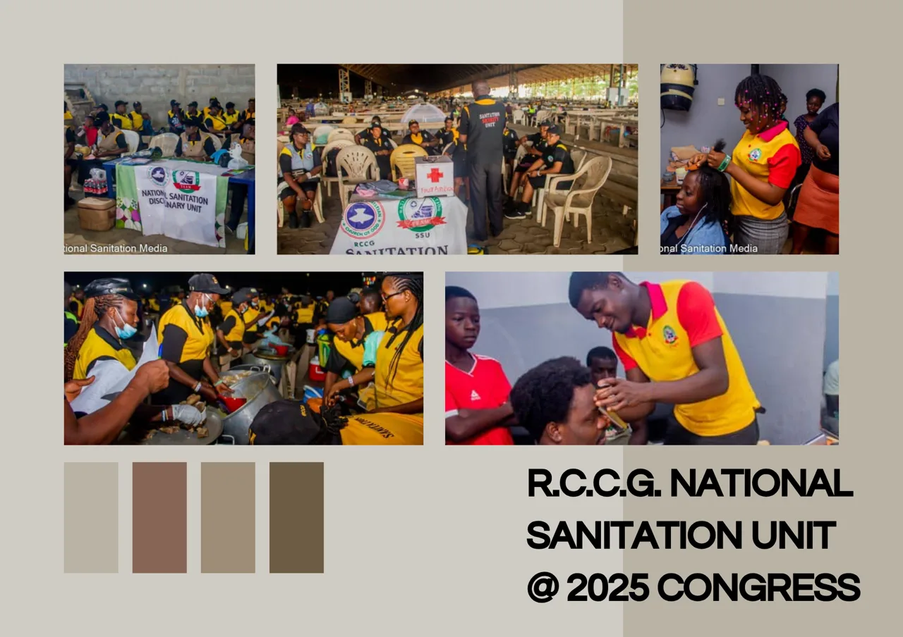 RCCG National Sanitation Units at Congress 2025
