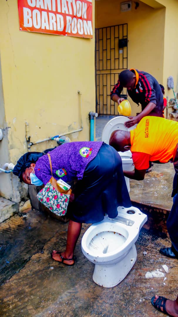 National Sanitation members serving attendees during the 2025 RCCG Convention