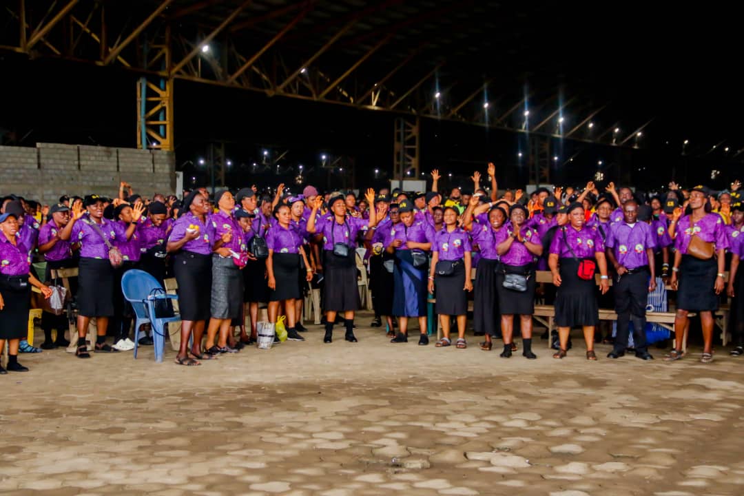 RCCG Sanitation Department women's unit at the 2025 Convention service point